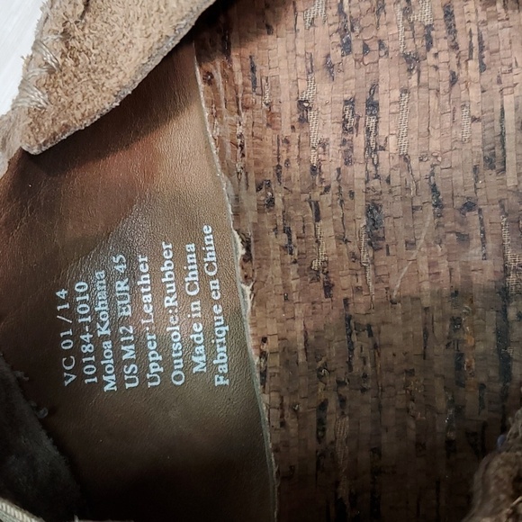 Olukai Mens Moloa Kohana Loafer Suede Slip On shoes sz 12 - Picture 11 of 11